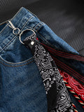 Paisley Bandana Geldbörsen-Jeanskette