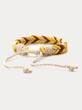 Gewebte Seilarmbänder im Bohemian-Stil