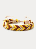 Gewebte Seilarmbänder im Bohemian-Stil