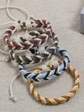 Gewebte Seilarmbänder im Bohemian-Stil