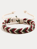 Gewebte Seilarmbänder im Bohemian-Stil