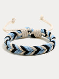Gewebte Seilarmbänder im Bohemian-Stil