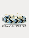 Gewebte Seilarmbänder im Bohemian-Stil