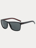 Polarisierte Sonnenbrille mit quadratischem Rahmen