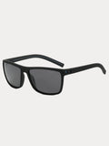 Polarisierte Sonnenbrille mit quadratischem Rahmen