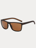 Polarisierte Sonnenbrille mit quadratischem Rahmen