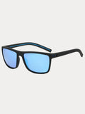 Polarisierte Sonnenbrille mit quadratischem Rahmen