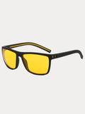 Polarisierte Sonnenbrille mit quadratischem Rahmen