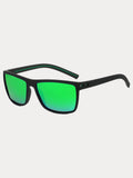 Polarisierte Sonnenbrille mit quadratischem Rahmen
