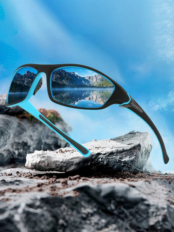 Rechteckige polarisierte Outdoor-Radsonnenbrille
