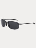 Vintage Randlose Rechteckige Sonnenbrille
