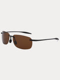 Vintage Randlose Rechteckige Sonnenbrille