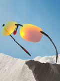 Unisex Randlose TR90 Polarisierte Sonnenbrille
