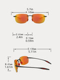 Unisex Randlose TR90 Polarisierte Sonnenbrille