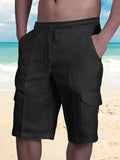 Baumwoll Shorts mit Taschen