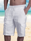 Baumwoll Shorts mit Taschen