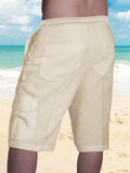 Baumwoll Shorts mit Taschen