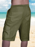 Baumwoll Shorts mit Taschen