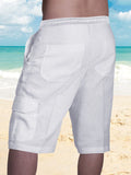 Baumwoll Shorts mit Taschen