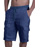 Baumwoll Shorts mit Taschen