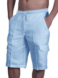 Baumwoll Shorts mit Taschen
