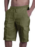 Baumwoll Shorts mit Taschen