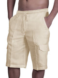 Baumwoll Shorts mit Taschen