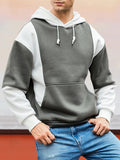 Color-Blocking Fashion Casual Hoodie