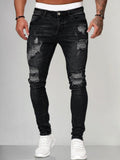 Slim Fit Destroyed Jeans