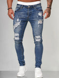 Slim Fit Destroyed Jeans