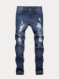 Slim Fit Destroyed Jeans