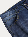Slim Fit Destroyed Jeans