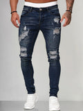 Slim Fit Destroyed Jeans