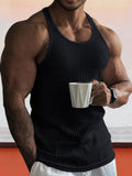 Körperbetontes Gym-Strick-Tanktop