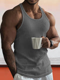 Körperbetontes Gym-Strick-Tanktop