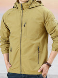 Lässige atmungsaktive Outdoor-Kapuzenjacke