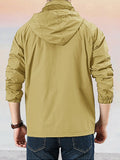 Lässige atmungsaktive Outdoor-Kapuzenjacke