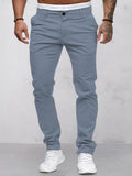 Casual bequeme einfarbige Hose