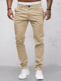 Casual bequeme einfarbige Hose