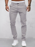 Casual bequeme einfarbige Hose
