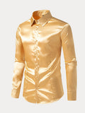 Glänzendes Satin-Hemd