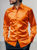 Glänzendes Satin-Hemd