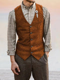 Klassische Tweed Anzugweste