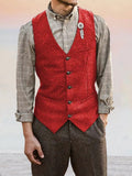 Klassische Tweed Anzugweste