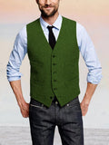 Klassische Retro Tweed Weste