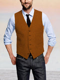 Klassische Retro Tweed Weste