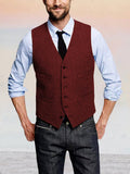 Klassische Retro Tweed Weste
