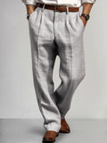 Premium Baumwoll-Leinen-Hose Relaxed Fit