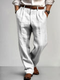 Premium Baumwoll-Leinen-Hose Relaxed Fit