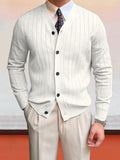 Eleganter Strick Cardigan mit V Ausschnitt